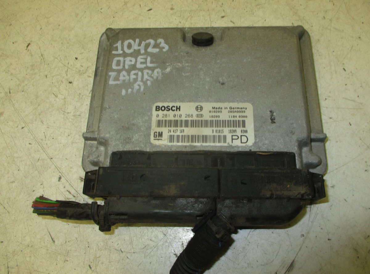 Opel Zafira (A) Engine Control Unit / module (ECU) 0281010268 Engine Control Unit / module (ECU) O...