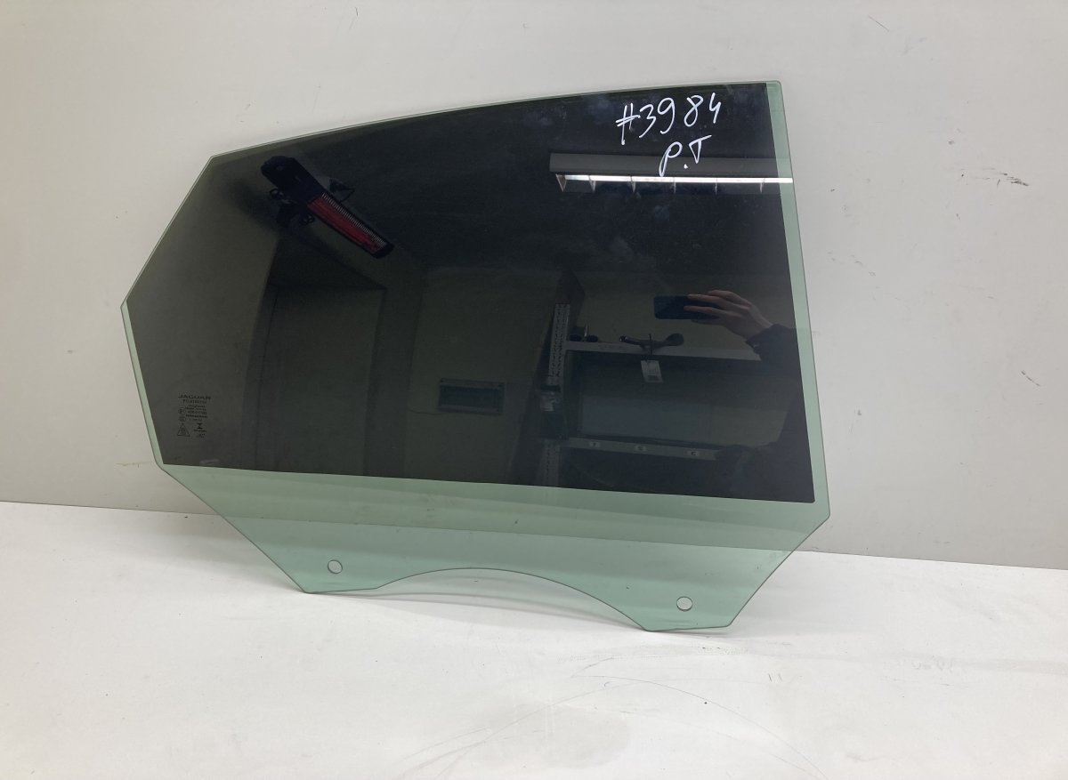 Jaguar XF Door window glass rear right