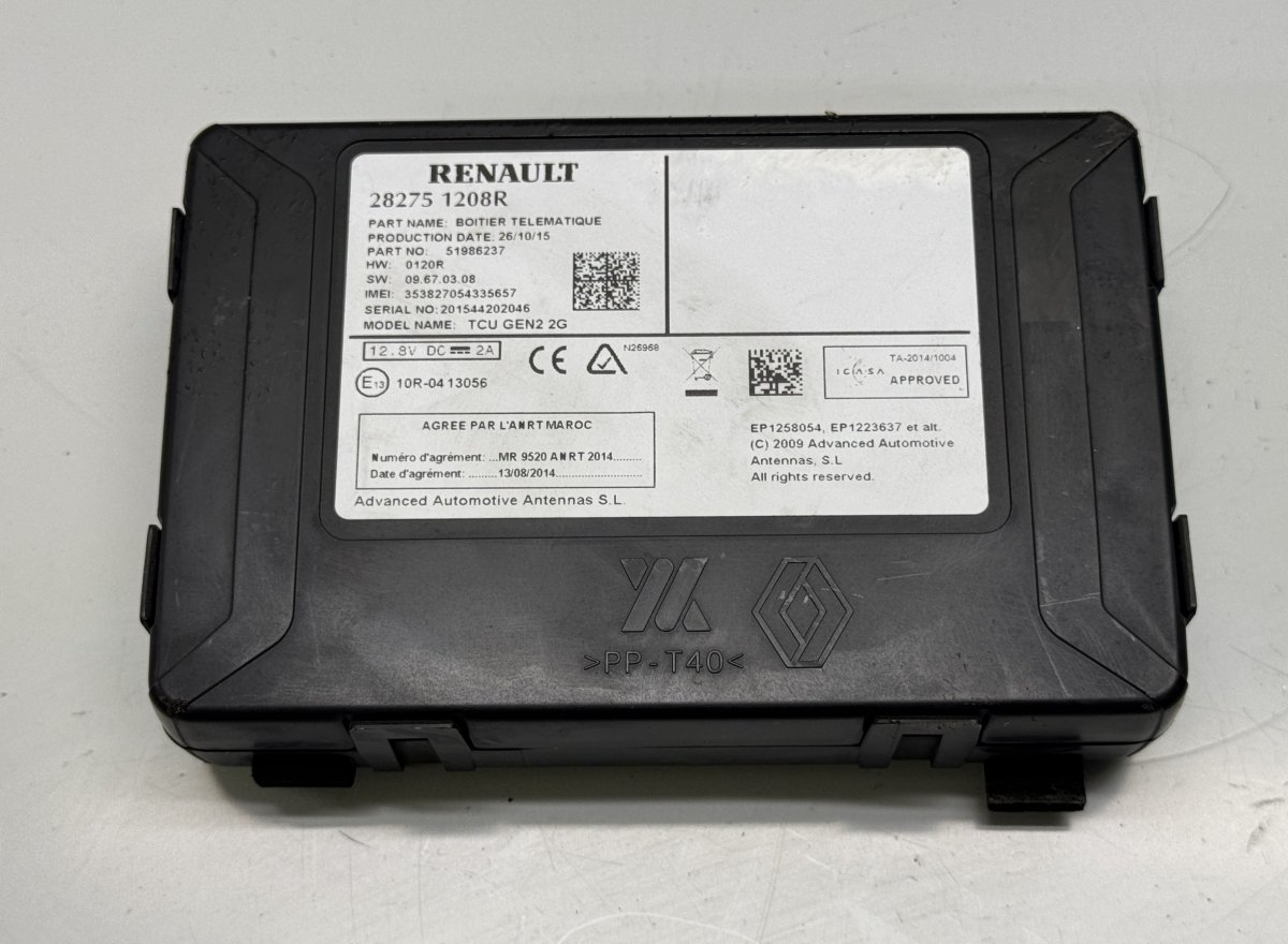 Renault Espace Control units, other 282751208R Control units, other RENAULT ESPACE ...