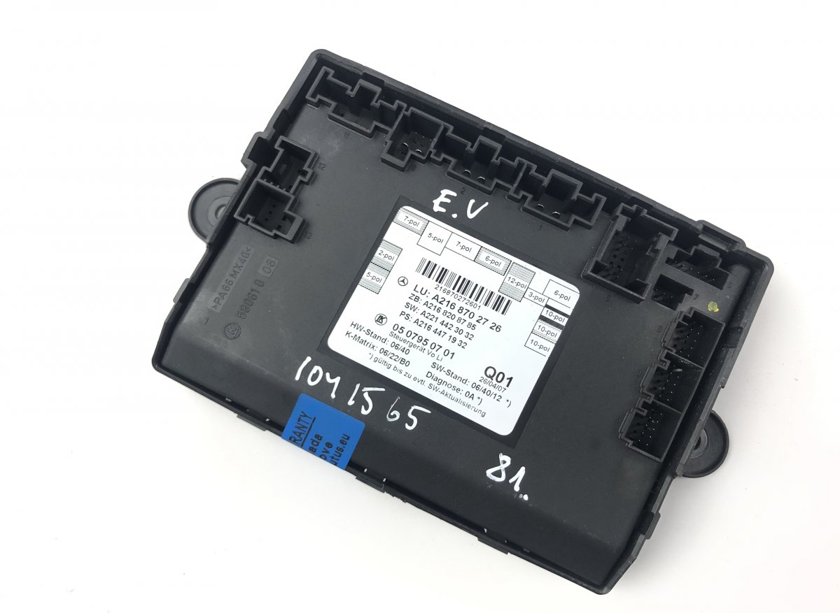 Mercedes-Benz C (W203) Front Left Door Control Unit MERCEDES-BENZ S-CLASS Coupe (C216) (2006-2013) ...