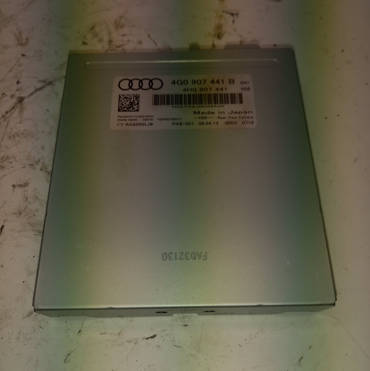Audi A6 (C7) Camera control unit 4G0907441B Camera control unit AUDI A6 / A6 ALL...