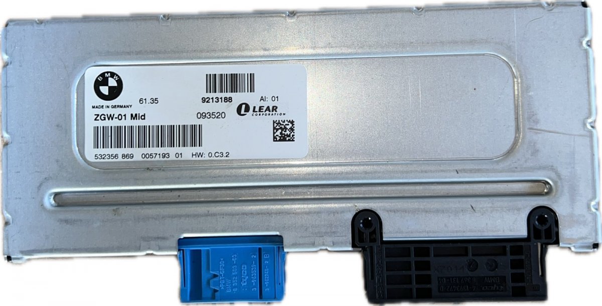 BMW 5 (E60 / E61) Central gateway module 9213188 Central gateway module BMW 5 GRAN TURIS...