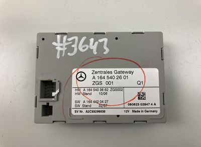 A1645402601 A1645403662 A1644420427 A2C53299535 Zentrales Gateway-Modul MERCEDES-BENZ ML-KLASSE (W164) (2005-2011)