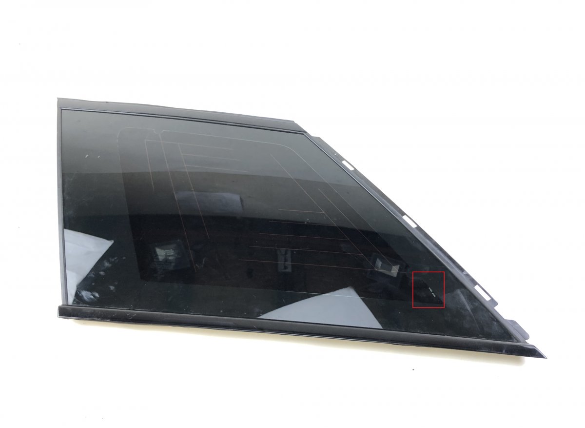 Land Rover Range Rover Sport (L494) Chassis Side Window glass Rear Left LR044117 Chassis Side Window glass Rear Left LA...