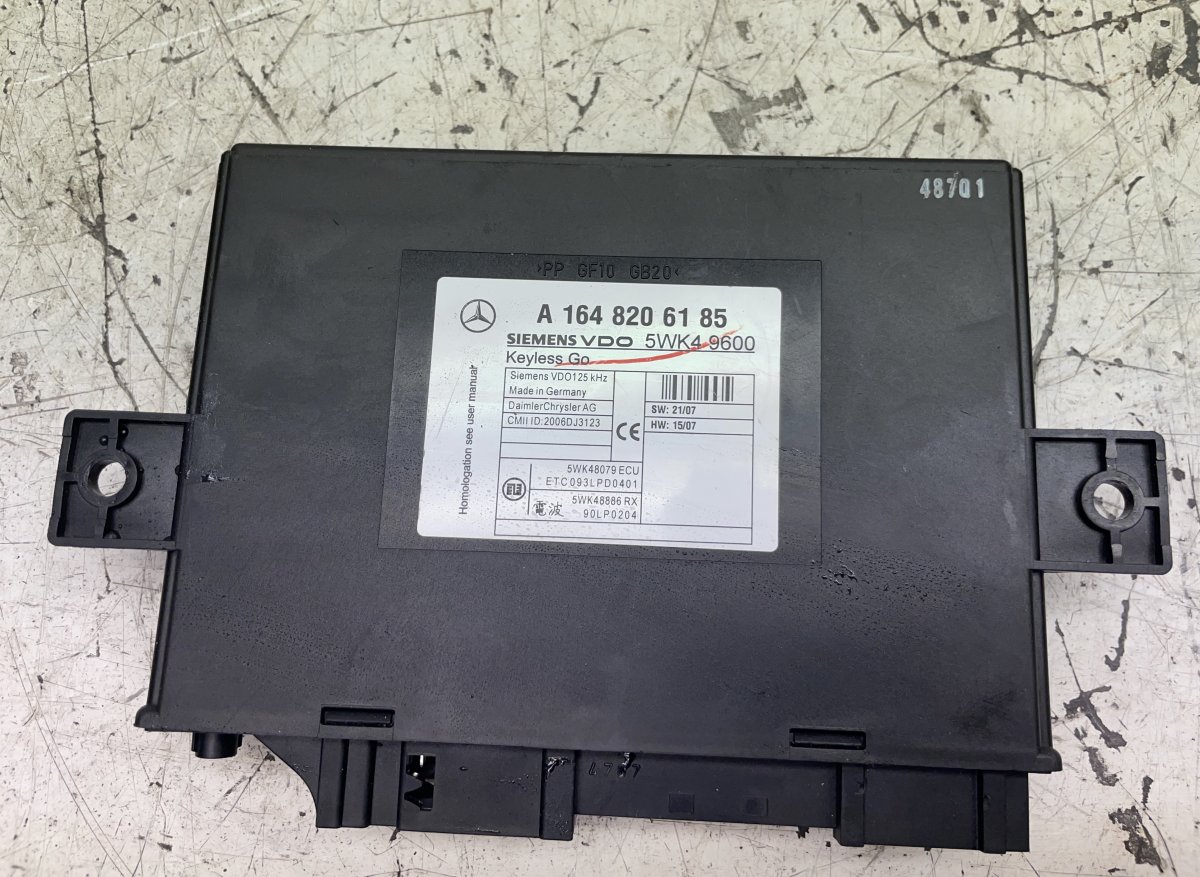 Mercedes-Benz A (W169) Central Locking Control Unit Central Locking Control Unit MERCEDES-BENZ GL-C...