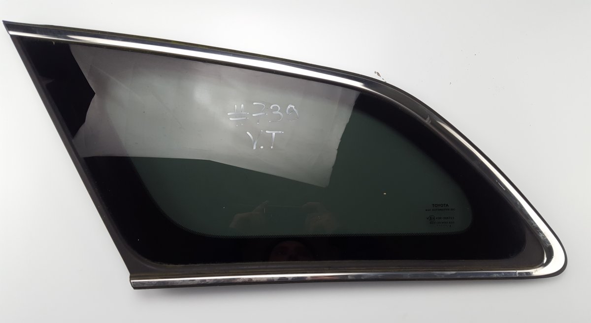 Toyota Avensis (T27) Chassis Side Window glass Rear Left 43R006723 DOT-24 M101 AS3 6272005090 Chassis Si...
