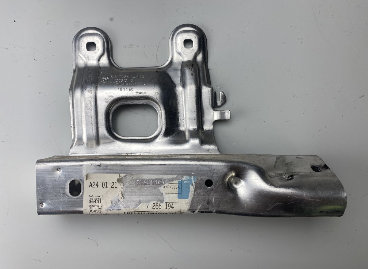 BMW 1 (F20 / F21) Front Bumper beam holder right 51117266194 Front Bumper beam holder right BMW ...
