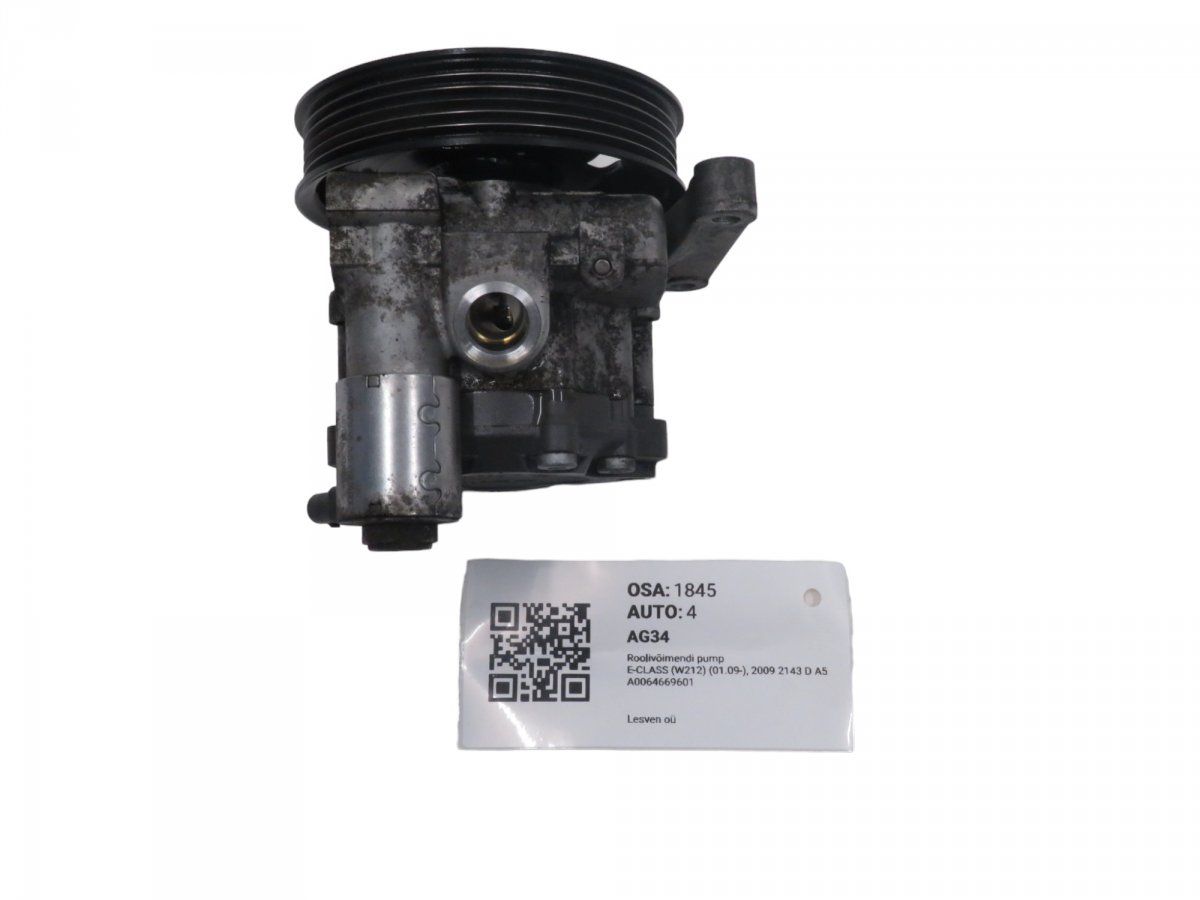 A0064664601 0064664601 A0064669601 A0064664701 A0064664601 Power steering pump MERCEDES-BENZ E-CLASS (W212) (2009-2016)