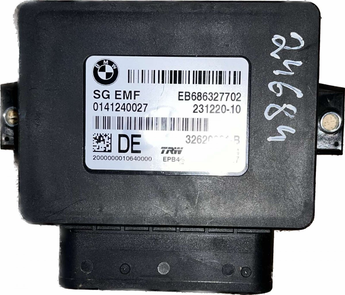 BMW 5 (F10 / F11) Parking brake control unit Parking brake control unit BMW 5 (F10, F11) (20...