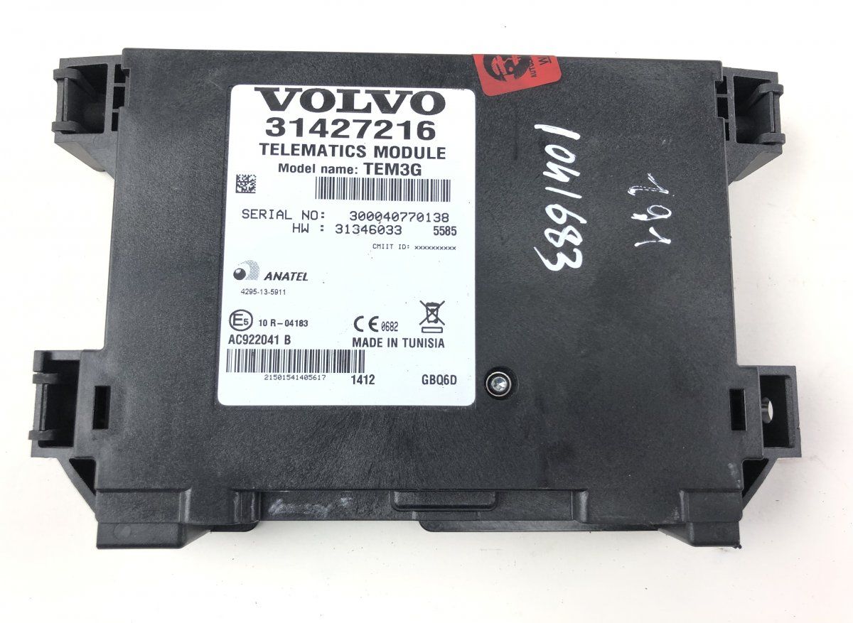 31427216 Telefon-/Bluetooth-Steuergerät VOLVO S60 II / V60 I ​​(2010-2018)