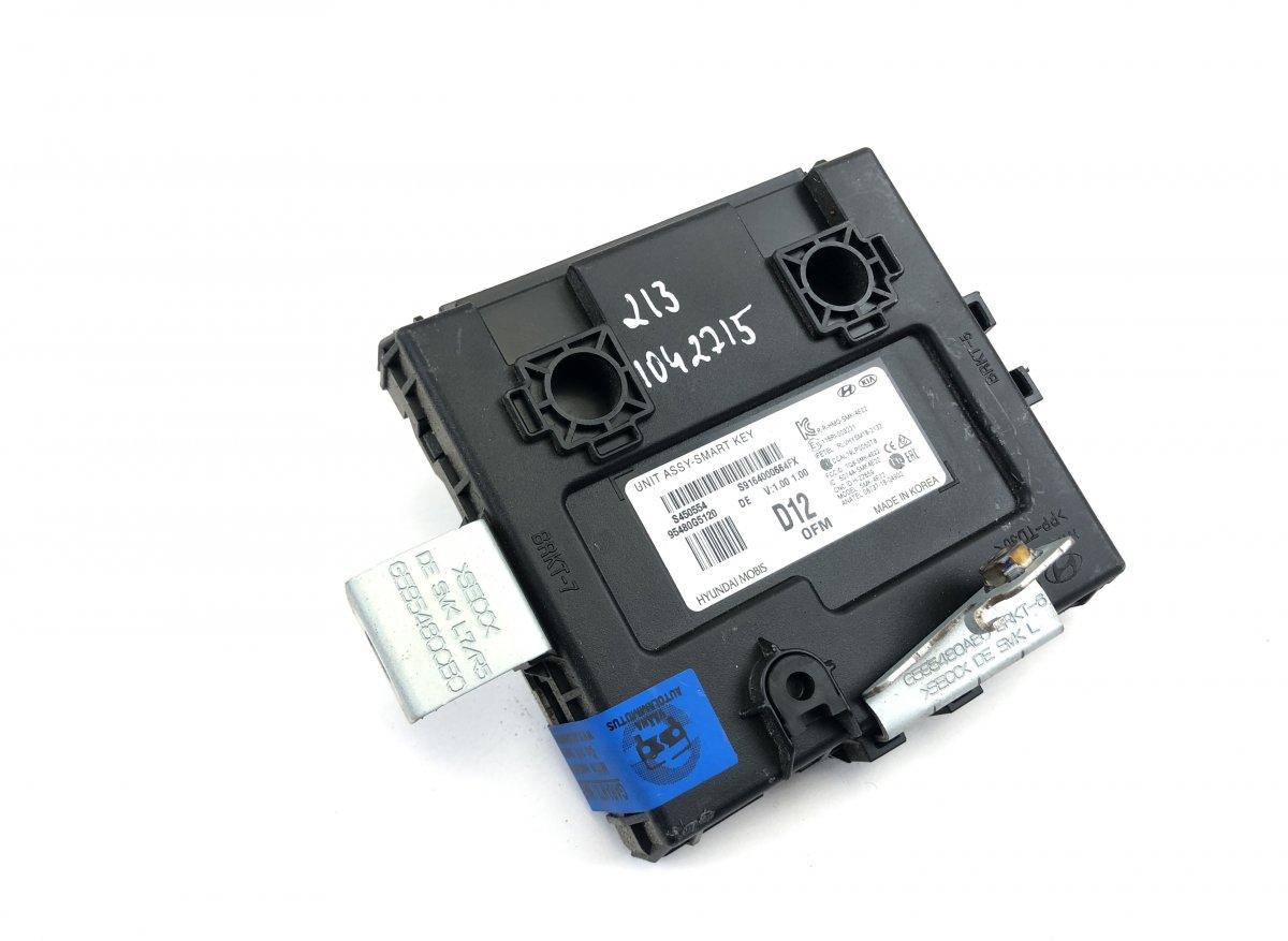 Kia Niro KEYLESS GO control unit 95480G5120 KEYLESS GO control unit KIA NIRO I (...