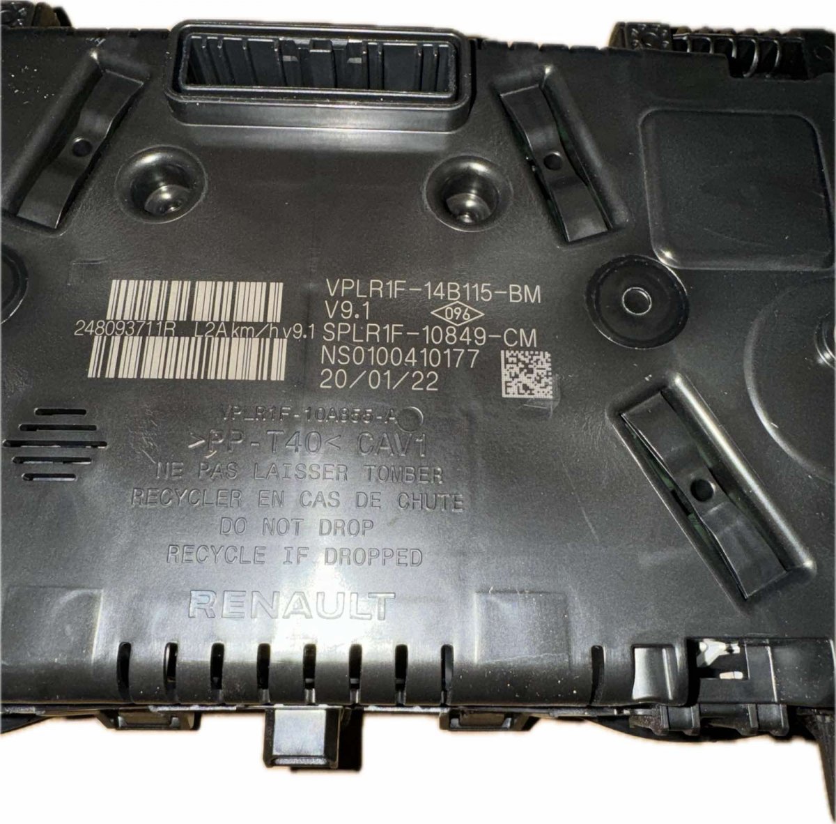 Dacia Sandero приборы 248093711R 248094533R Instrument Cluster DACIA ...