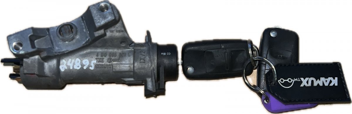 Volkswagen Transporter (T5, Caravelle, Multivan) Ignition switch lock (ignition barrel) 4B0905851C Ignition switch lock (ignition barre...