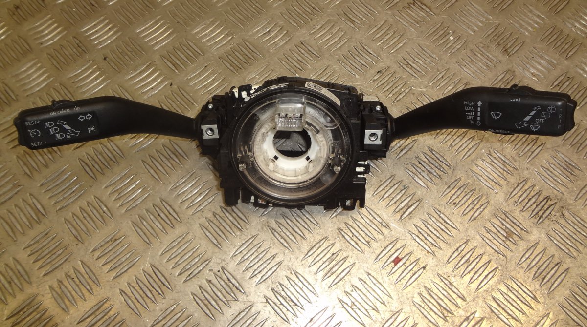 Skoda Octavia Indicator/wiper/slip ring switch (stalk) 5K0953513N 5K0953549 Indicator/wiper/slip ring ...