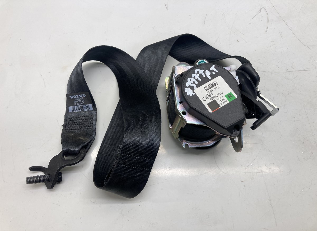 Volvo XC90 Seat Belt Rear Right 39825727 626936000 629949900G Seat Belt Rear Ri...