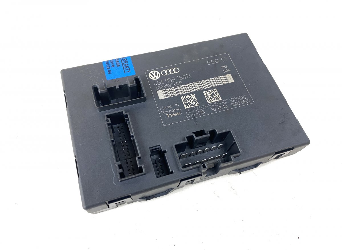 Audi A6 (C6) Seats control unit 4G8959760B Seats control unit AUDI A6 / A6 ALLR...