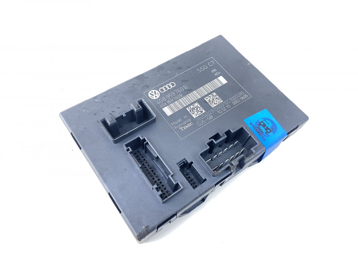 Audi A6 (C6) Seats control unit 4G8959760B Seats control unit AUDI A6 / A6 ALLR...