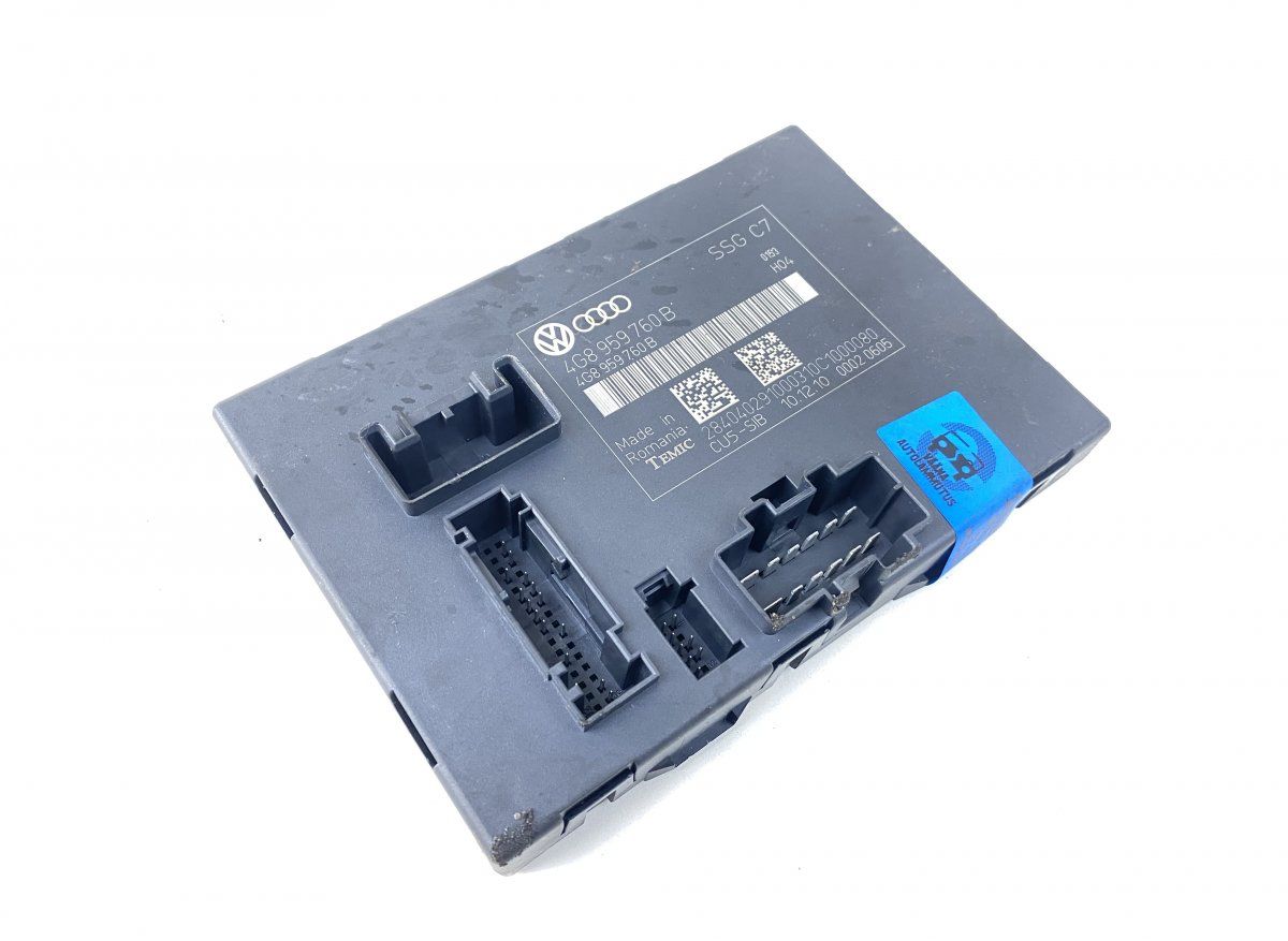 4G8959760B Seats control unit AUDI A6 / A6 ALLROAD (C7, 4G) (2010-2018)