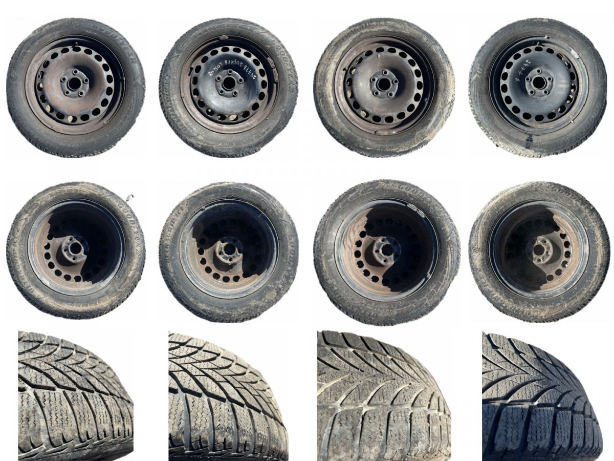 Skoda Superb (3T) Rim set With Tyres 4 pcs Rim set With Tyres 4 pcs SKODA SUPERB II (3T4, ...