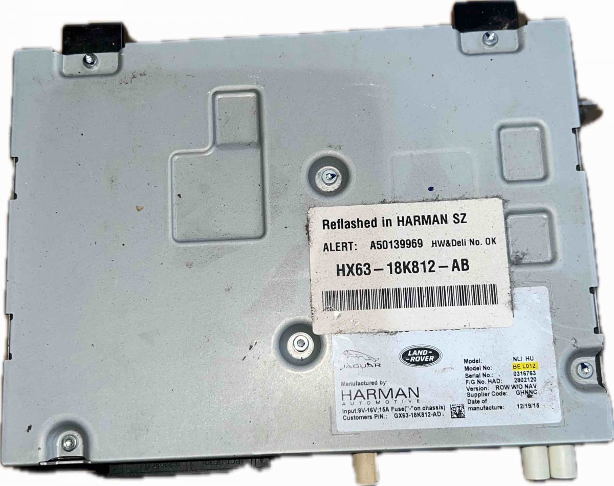 Jaguar XE Radio Radio JAGUAR XE (X760) (2015-2024)

Part codes:...