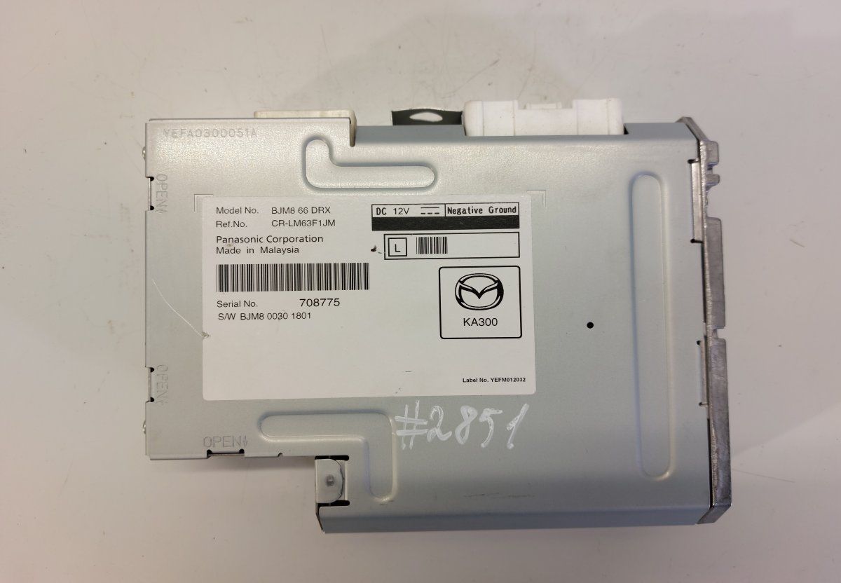 CR-LM63F1JM YEFF0100074 CR-LM63F1JM YEFA0500051 YEFA0300051A Radio tuner MAZDA 3 III (BM) (2013-2018)