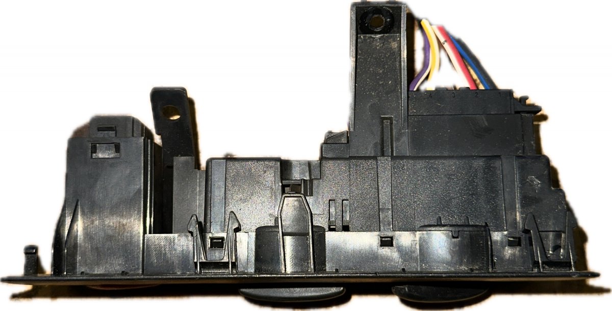 Volkswagen Transporter (T5, Caravelle, Multivan) Rear AC heater control panel 7H0919158L9B9 7H0919158 Rear AC heater control ...