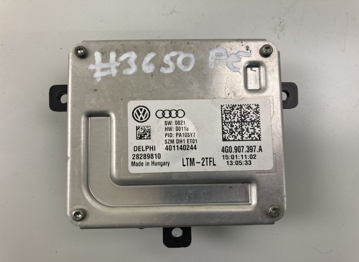 Volkswagen Sharan Xenon control unit right 4G0907397A 401140244 28289810 Xenon control uni...