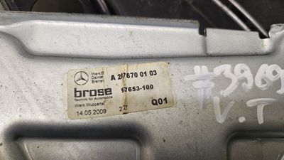 A2076700103 Mécanisme de lève-vitre arrière gauche MERCEDES-BENZ CLASSE E Coupé (C207) (2009-2016)