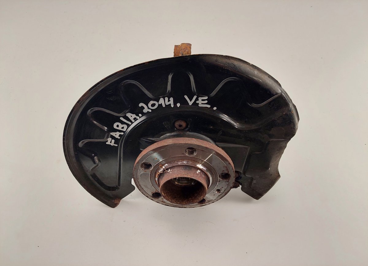 Skoda Fabia Wheel bearing housing front left 6Q0407255AP Wheel bearing housing front left SK...