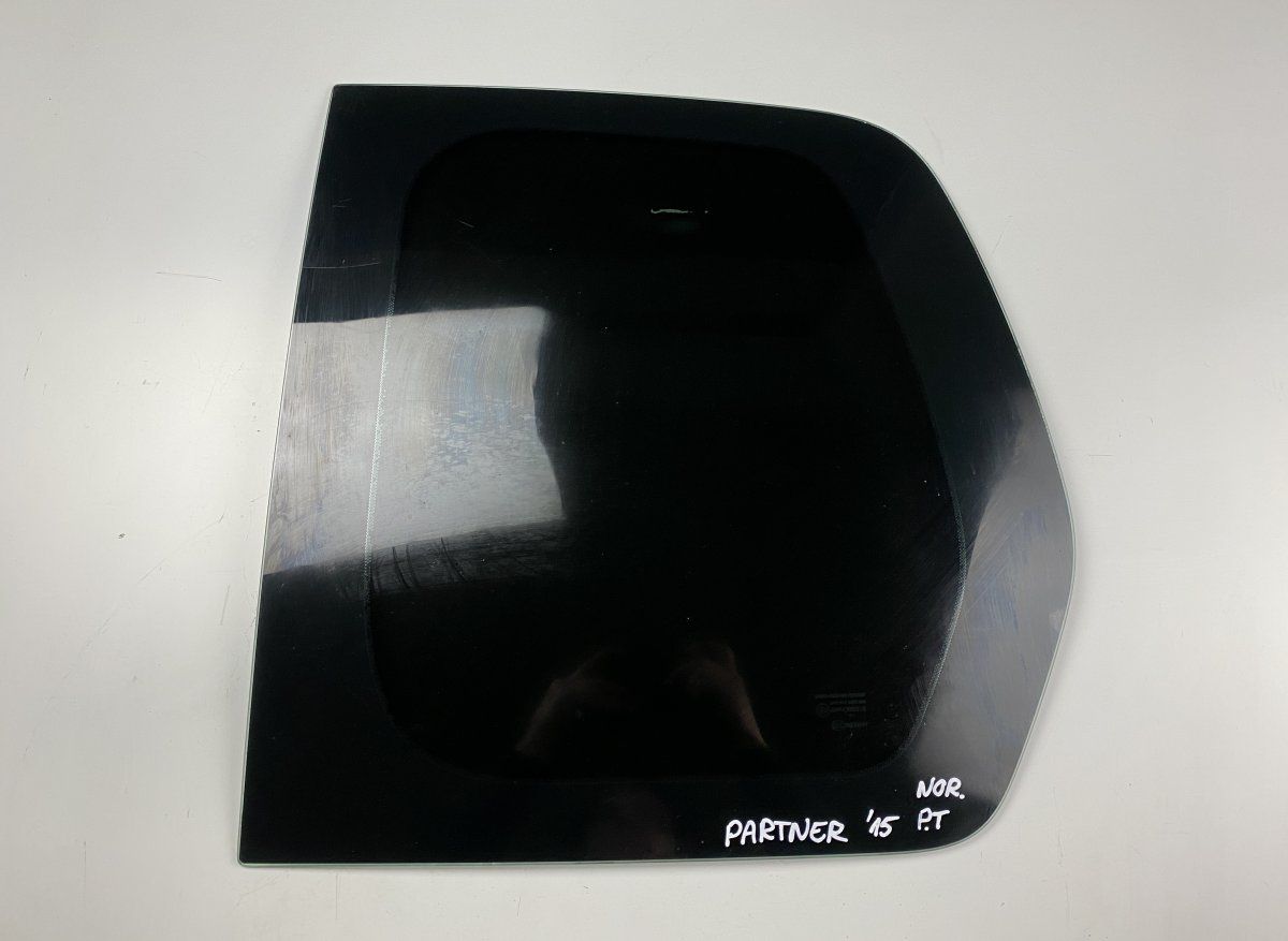 43R000015 E000191 E9 DOT211 M89 AS2 Rear Panel Door window glass right PEUGEOT PARTNER II (B9) (2008-2018)