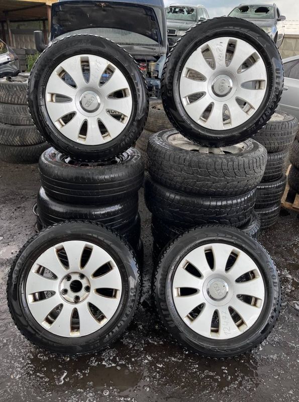 7JX16 ET42 D57.1 5X112 Rim set With Tyres 4 pcs AUDI A4 (B7) (2004-2008)