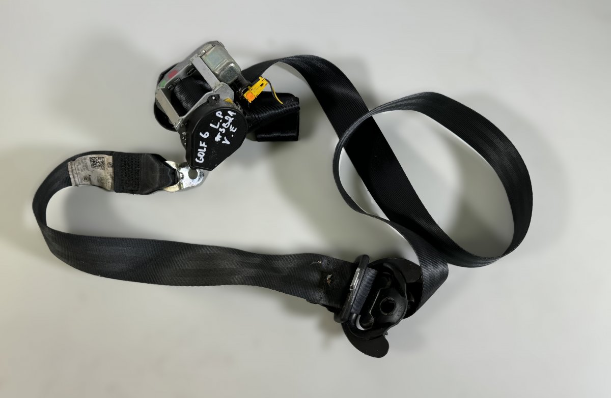 Volkswagen Golf 6 Seat Belt Front Left 1K4857705BH Seat Belt Front Left VW GOLF VI (5K...