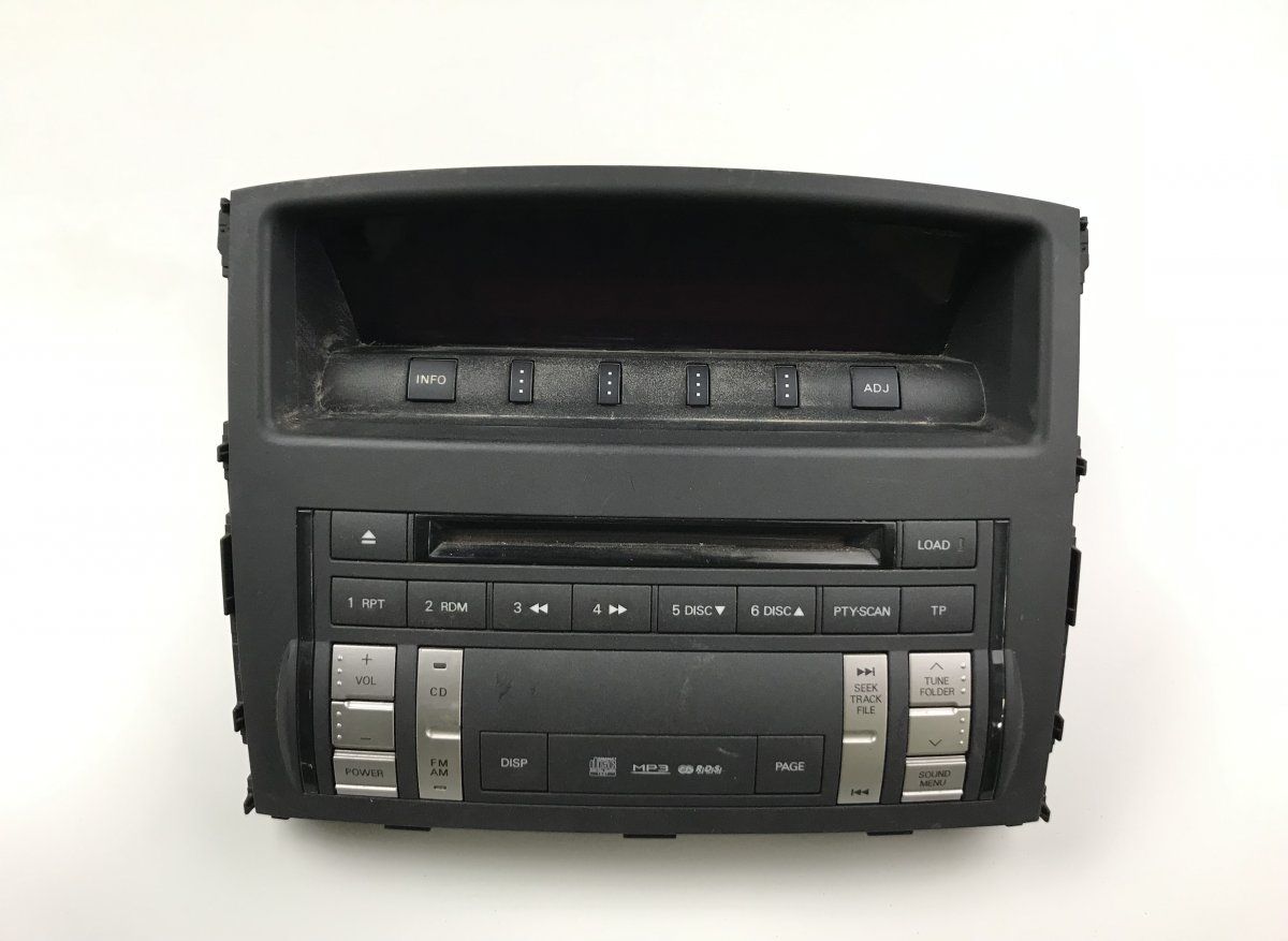 8002A256XA 8750A042 6ME7BLN 3AM051A Radio MITSUBISHI PAJERO IV (V80, V90) (2006-2021)
