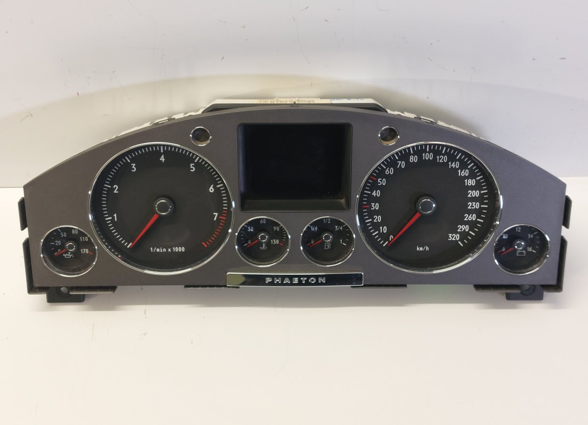 Volkswagen Phaeton instrument cluster 3D0920881Q 6033EC2144 6033EDO094 Instrument Clu...