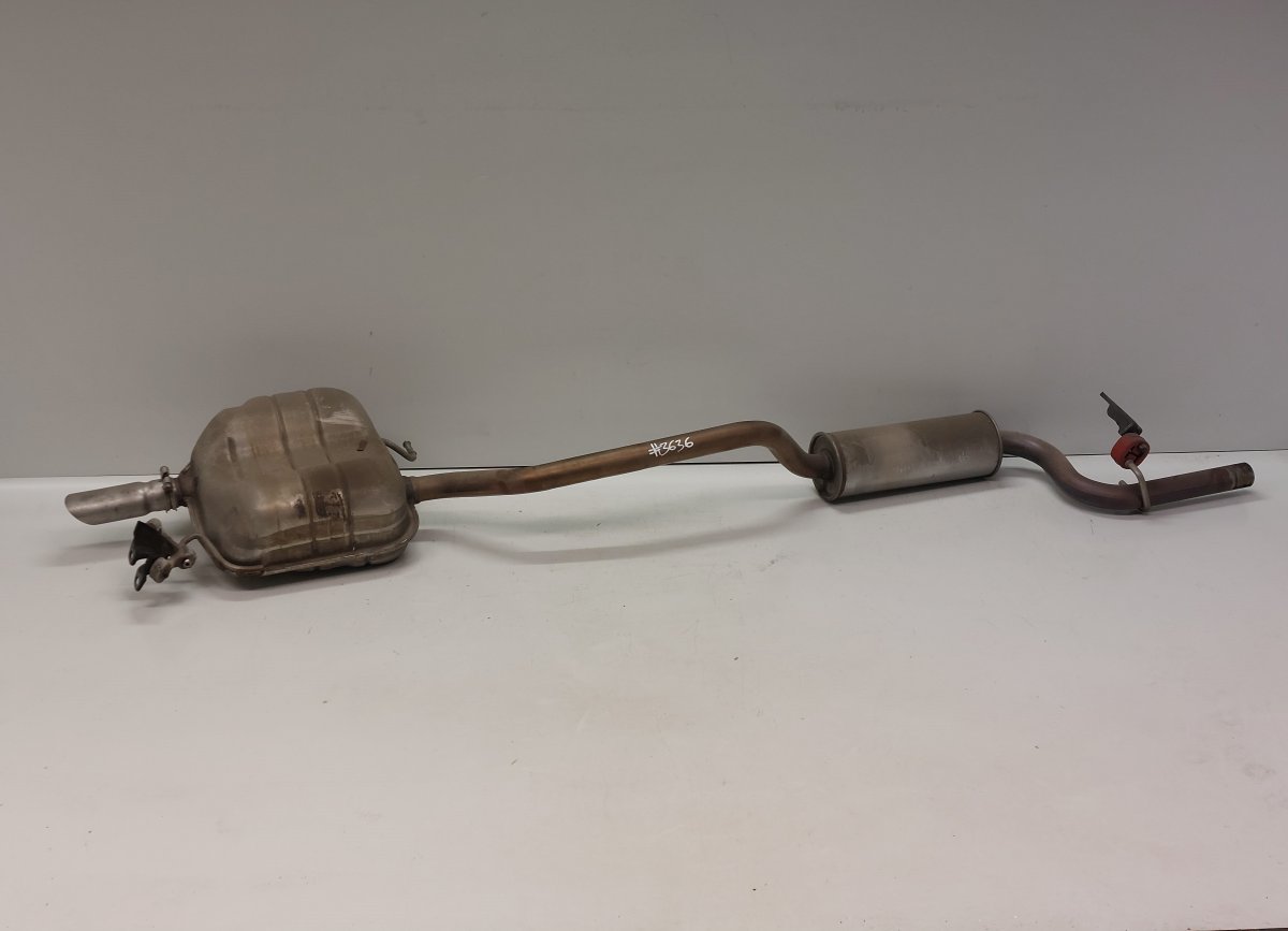 Volkswagen Passat (B7) Exhaust rear silencer (muffler) 3C0253411BC 3AA253611D 3C0119R 3AA120B Exhaust ...