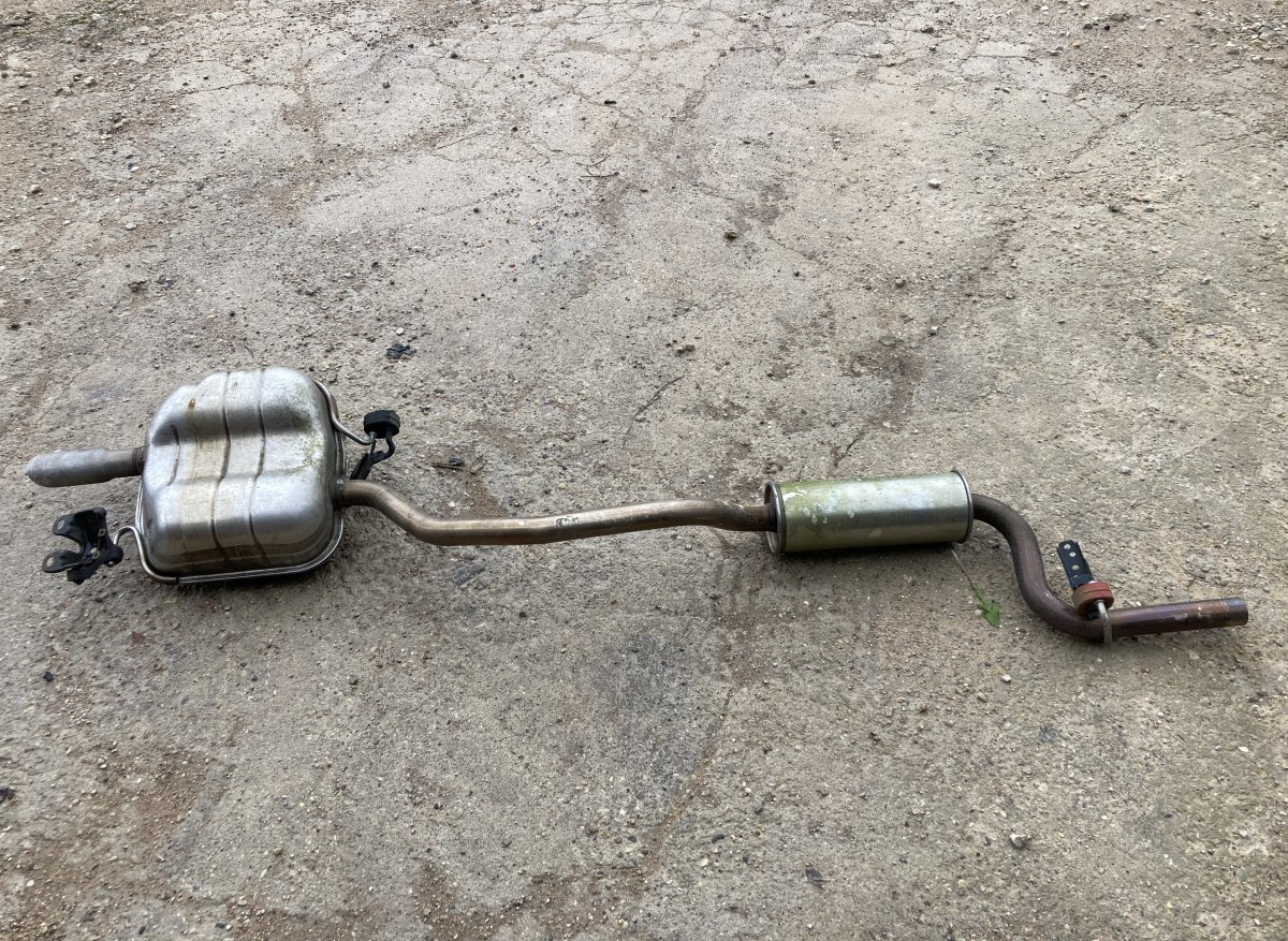 Volkswagen Passat (B7) Exhaust rear silencer (muffler) 3AA120B 3AA253811D 3C0119R 3C0253411 Exhaust re...