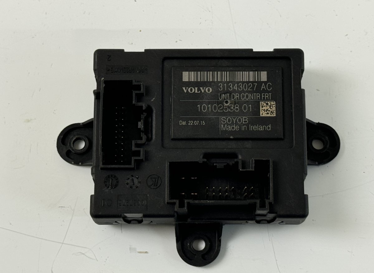 Volvo XC60 Door control unit front right 31343027AC 1010253801 Door control unit front r...