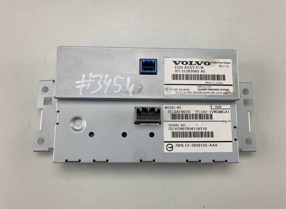 Volvo XC60 Dash screen 31382065 31382065AE 78HL133930135AAA 78HL13-393...