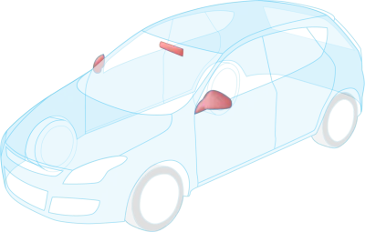 DODGE / Огледала