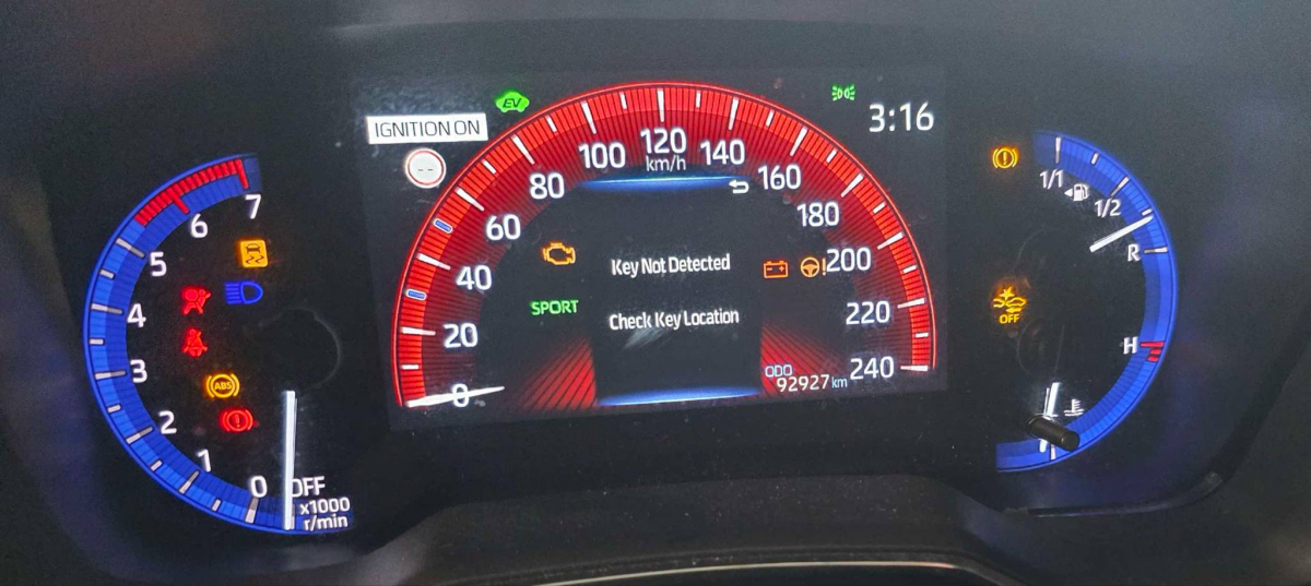 2575808721 MB257580-8721 Instrument Cluster TOYOTA COROLLA XII (E210) (2018-)