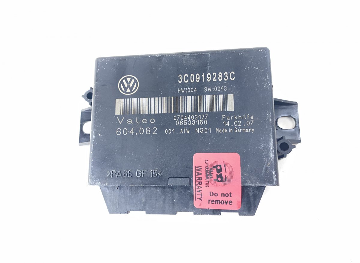 Volkswagen Passat Parking Aid Control Unit 3C0919283C Parking Aid Control Unit VW PASSAT B...