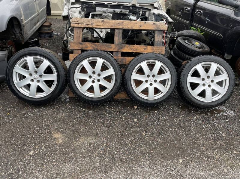 7.5JX17 ET45 D65.1 5X108 Rim set With Tyres 4 pcs PEUGEOT 607 (9D, 9U) (2000-2010)