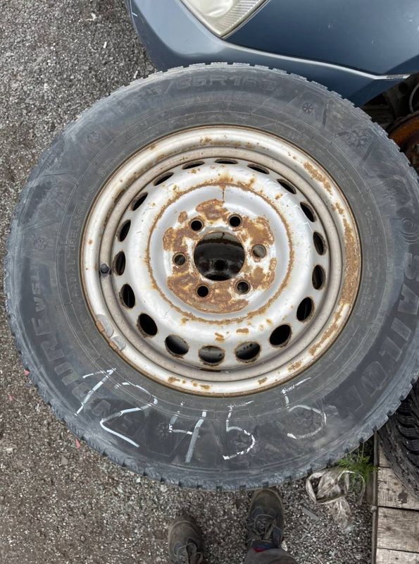6.5JX16 ET62 D84.1 6X130 Rim set With Tyres 4 pcs VW CRAFTER I (2E) (2006-2016)