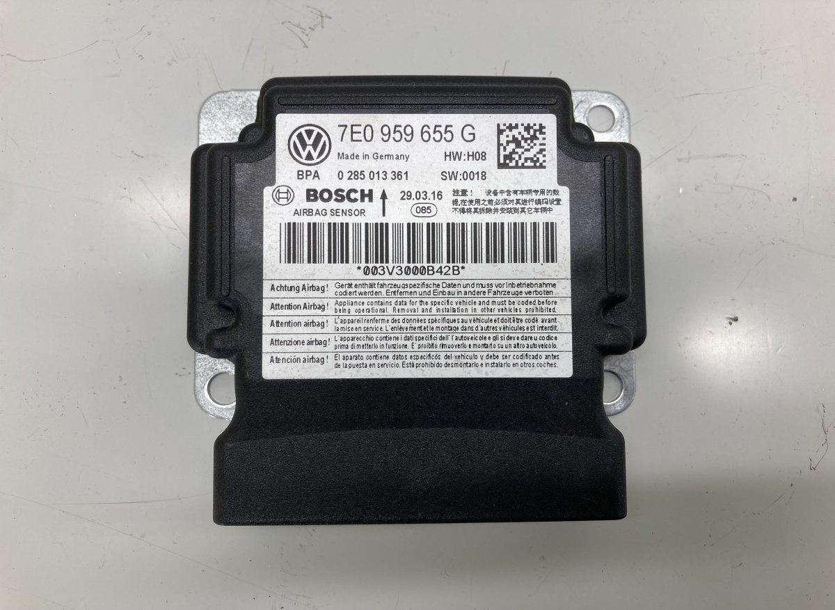 Volkswagen Transporter (T6, Caravelle, Multivan) Airbag Control Unit 7E0959655G Airbag Control Unit VW TRANSPORTER T...