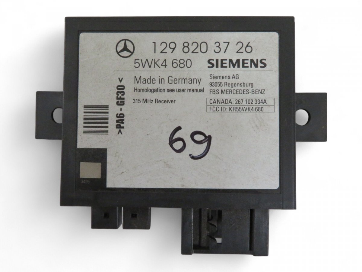 Mercedes-Benz 280SL - 600SL / SL (R129) Central Locking Control Unit A1298203726 1298203726 Central Locking Control ...