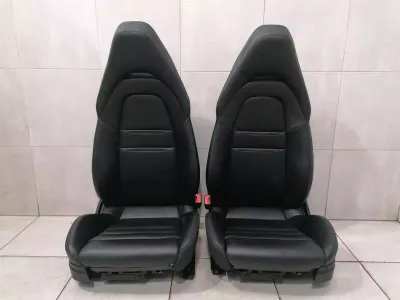 Porsche Panamera 971 12 VIELU 12 VIELU SĒDEKĻI ĀDAS MELNI APsildāmi