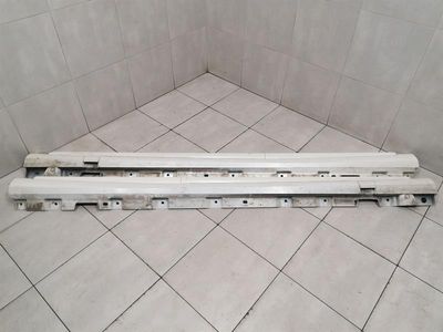 Комплект боковых юбок Mercedes S W222 A2226981954, боковые пороги, длинная база, AMG, комплект MOP