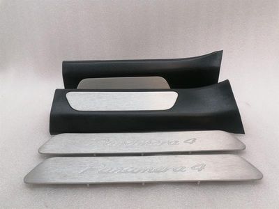 Комплект накладок на пороги Porsche Panamera 971 971853467A Комплект накладок на пороги Panamera 4