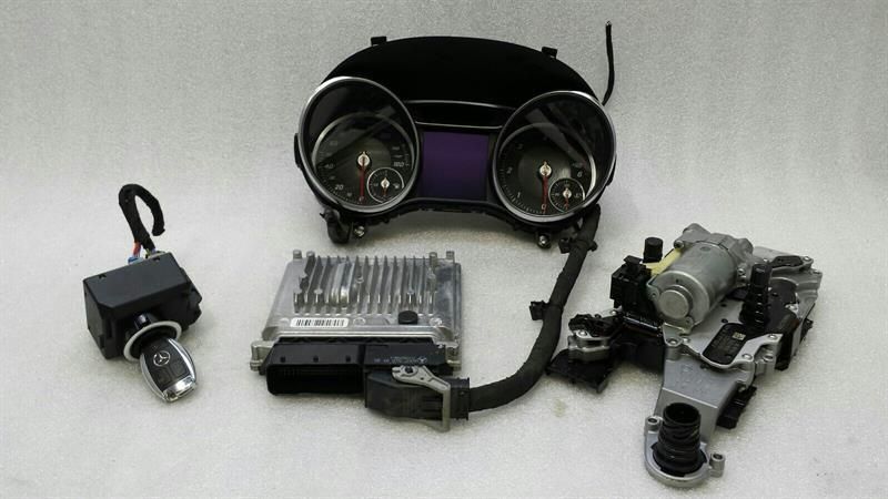 MERCEDES GLA X156 Engine ECU A6519006303 Engine Control Unit OM651 SET KIT