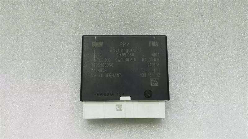 BMW X1 (F48) BMW X1 F48 F45 F52 Parking Assistant module 9495358 Steuergerät PMA PDC Body type: SUV
Fuel: Petrol